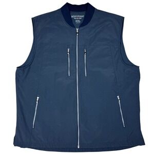 SCOTTEVEST The 101 Vest Mens XXL Blue Full Zip 9 Pockets Tech Gorpcore Travel